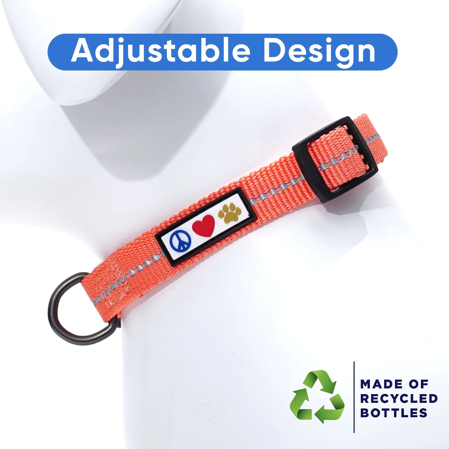 Dog Collar for Medium Dogs Training Puppy Collar with Solid - M - Lush Green